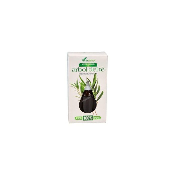 Soria Natural Árbol del Té Aceite Esencial 15ml Antiséptico, Antifúngico, Cicatrizante, Desinfectante y Bactericida