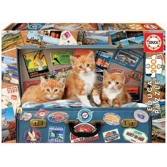 Puzzle 200 gatitos viajeros 2 Puzzle 200 gatitos viajeros 2