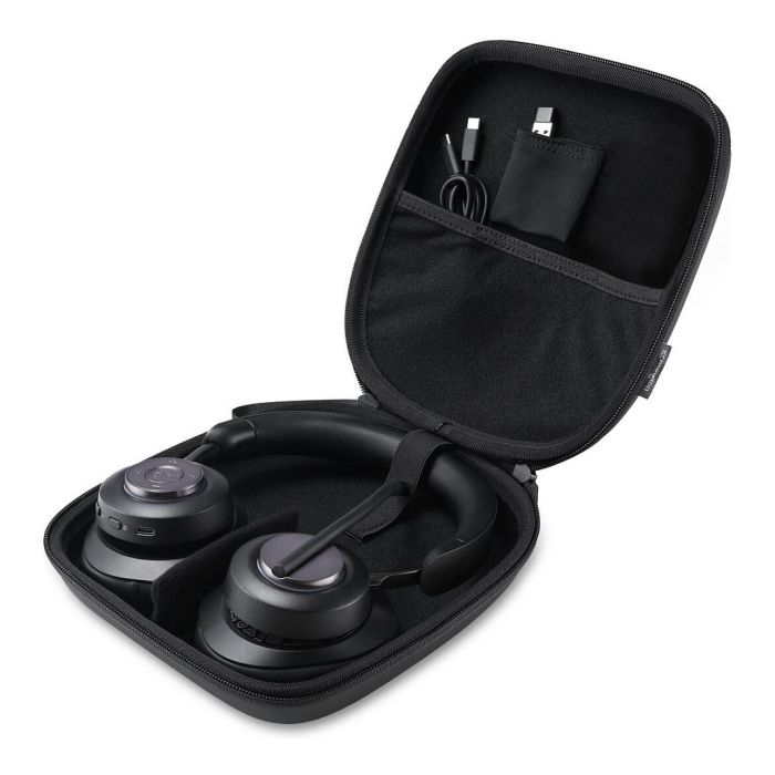 Kensington Auriculares Gaming H3000 PROVC, Diadema Bluetooth 5.2, Negro, 60h Batería, Cancelación Ruido, Micrófono Boom, USB-C, Para PC, PS, Xbox, Android, iOS