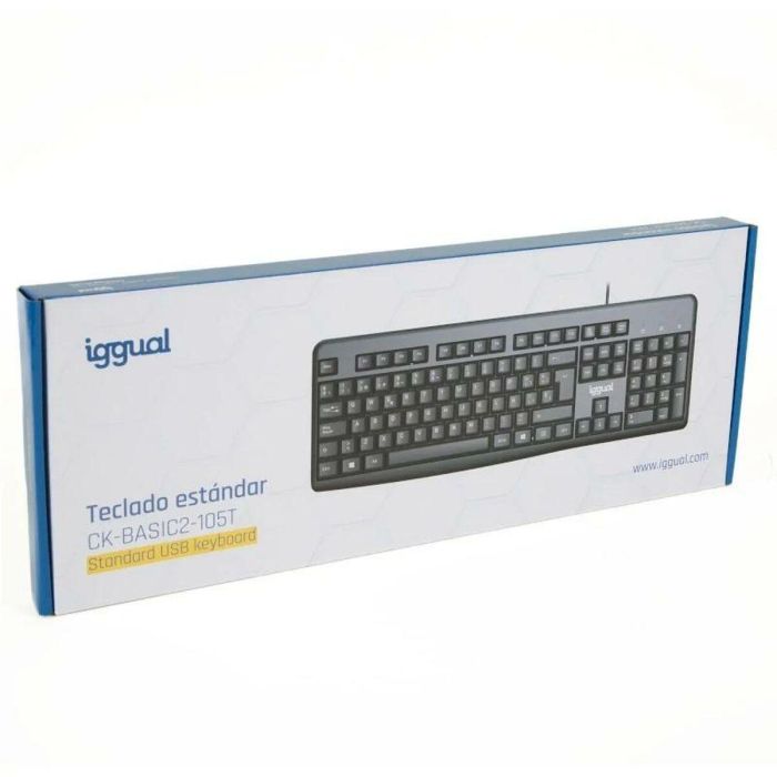 Teclado iggual CK-BASIC2-105T Qwerty Español 1 Teclado iggual CK-BASIC2-105T Qwerty Español 1