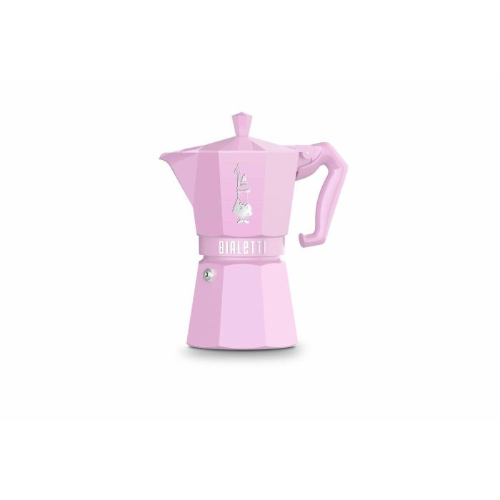 Cafetera Italiana Bialetti MOKA EXCLUSIVE Rosa Aluminio 6 Tazas (6 Unidades) 2