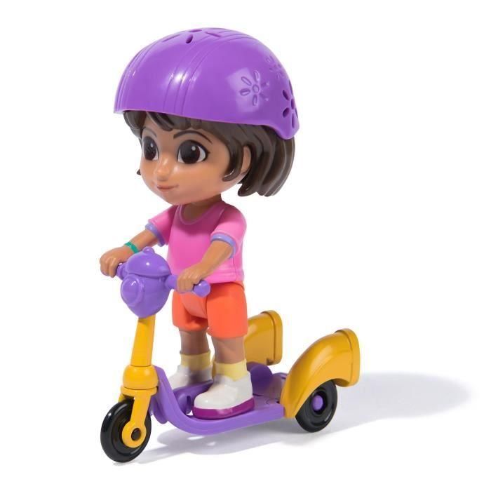 Spin Master 6073671 Pack Figuras Dora la Exploradora y Tico con Patinete Articuladas, +3 años 3