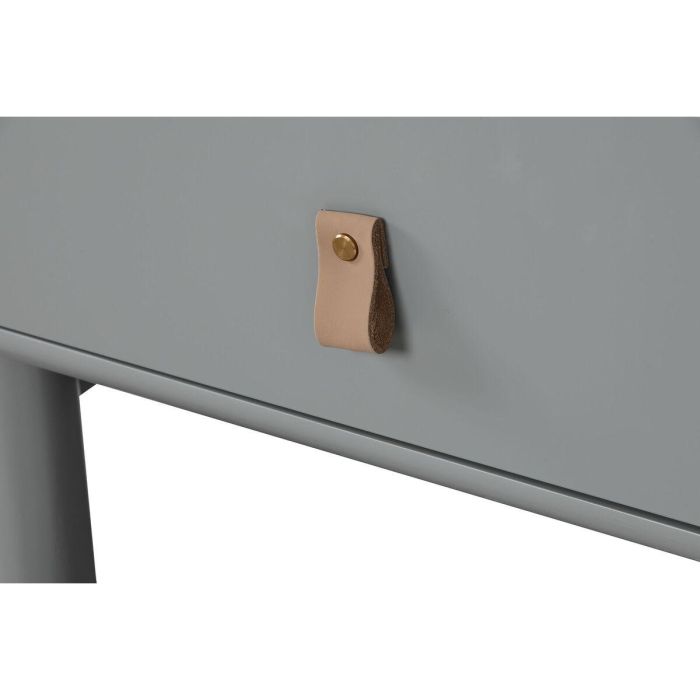 Mesita de Noche Home ESPRIT Azul Gris Natural Madera MDF 48 x 40 x 55 cm 7 Mesita de Noche Home ESPRIT Azul Gris Natural Madera MDF 48 x 40 x 55 cm 7