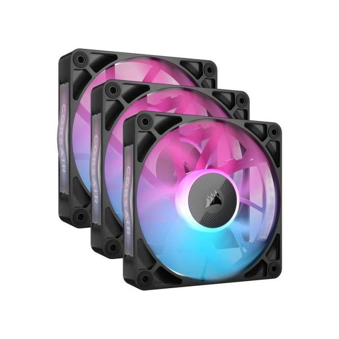 VENTILADOR CAJA CORSAIR RX RGB SERIES iCUE LINK RX120 RGB TRIPLE PACK CO-9051018-WW 1