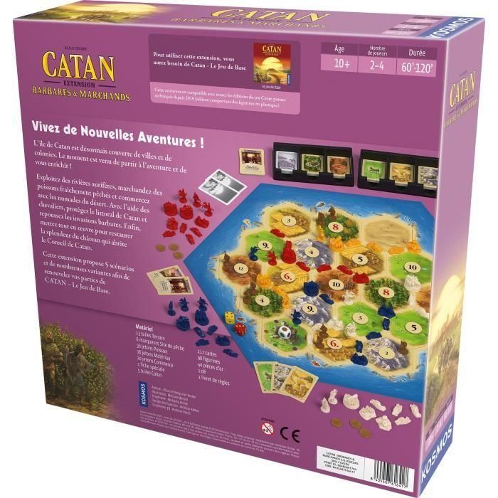 Catan - Extension: Barbares & Marchands - Juego de mesa - A partir de 10 años 1 Catan - Extension: Barbares & Marchands - Juego de mesa - A partir de 10 años 1