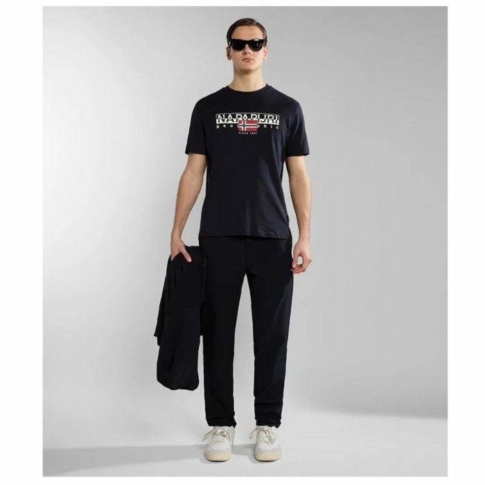 Camiseta de Manga Corta Hombre Napapijri Negro 1