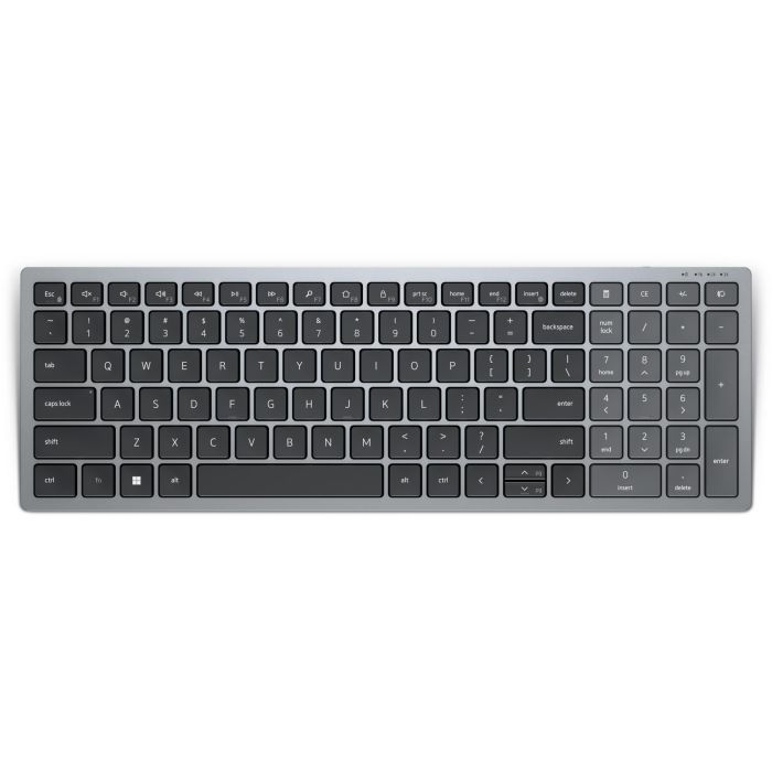 DELL KB740 Tastatur kabellos 2.4 GHz QWERTZ Titan Gray 0 DELL KB740 Tastatur kabellos 2.4 GHz QWERTZ Titan Gray 0