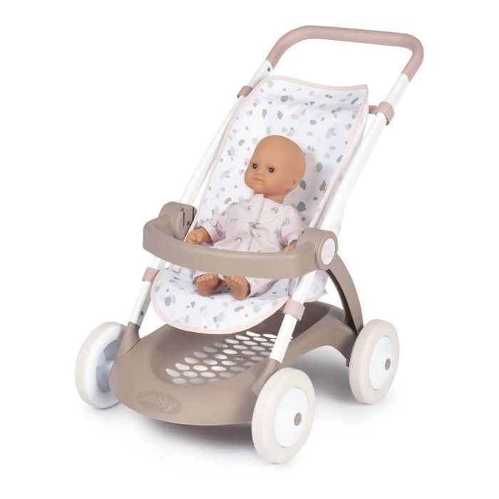 Baby Nurse Cochecito para Muñecas con Mango de 58 cm y Arco de Seguridad. Ideal para Niños +18 Meses. 0 Baby Nurse Cochecito para Muñecas con Mango de 58 cm y Arco de Seguridad. Ideal para Niños +18 Meses. 0