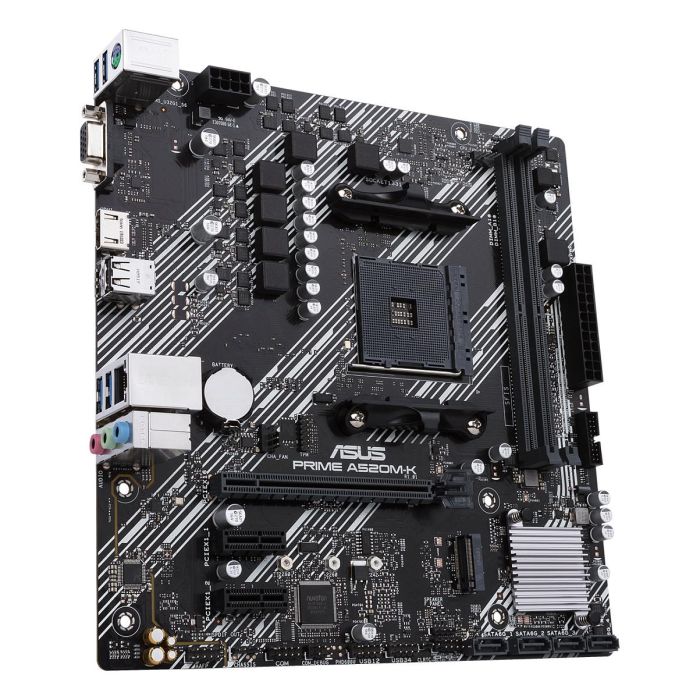ASUS PRIME A520M-K Placa Base AMD A520 Micro ATX hasta 64 GB de RAM 3