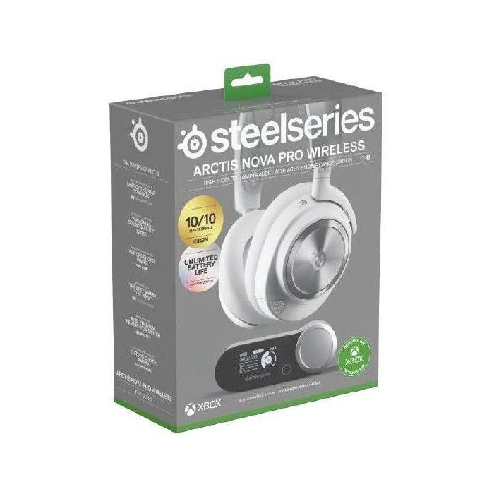 Auriculares inalámbricos para juegos - STEELSERIES - Arctis Nova Pro X - Blanco 1