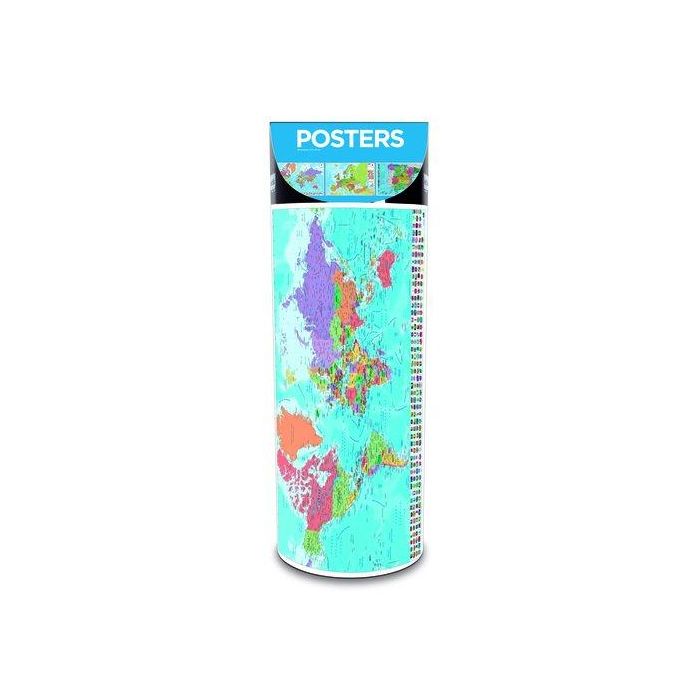 Mapa Erik Poster 61X91,5 Cm Expositor De 60 20 Ud. Gpe5030 Mapa España 10 Ud. Gpe5045 Mapa Europa 30 Ud. Gpe5044 Mapa Mundo
