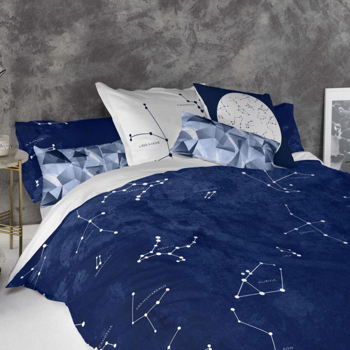 Funda de almohada HappyFriday Blanc Cosmos Multicolor 50 x 75 cm (2 Unidades) 3