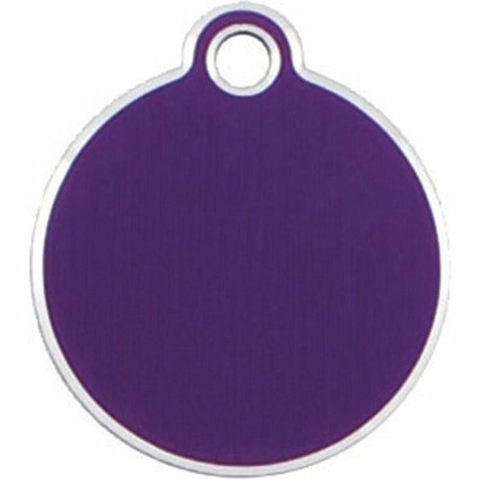 Placa identificativa para collar Imarc Circle Lila 1