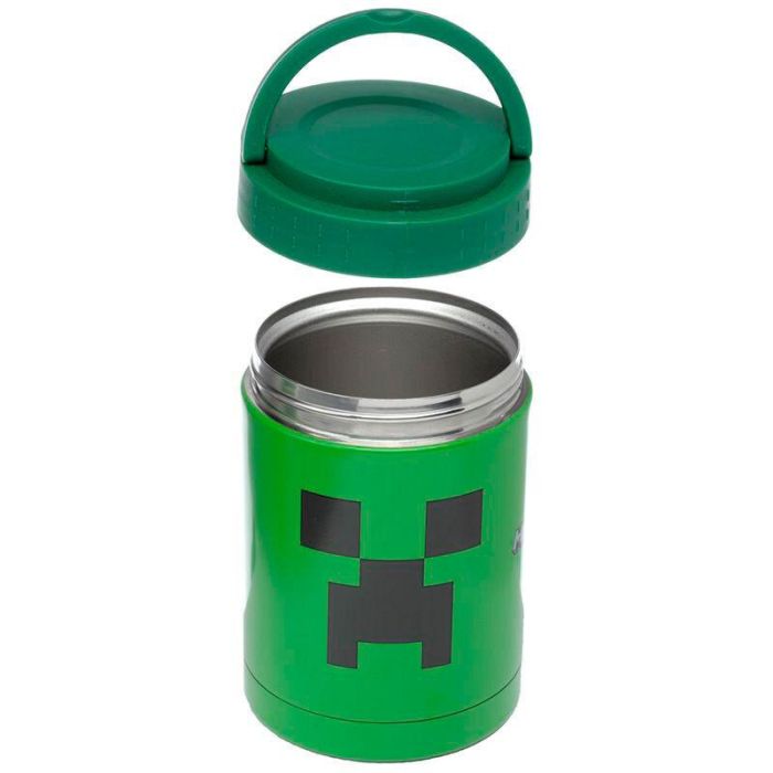 Fiambrera portatil Creeper Minecraft 500ml termo 1 Fiambrera portatil Creeper Minecraft 500ml termo 1