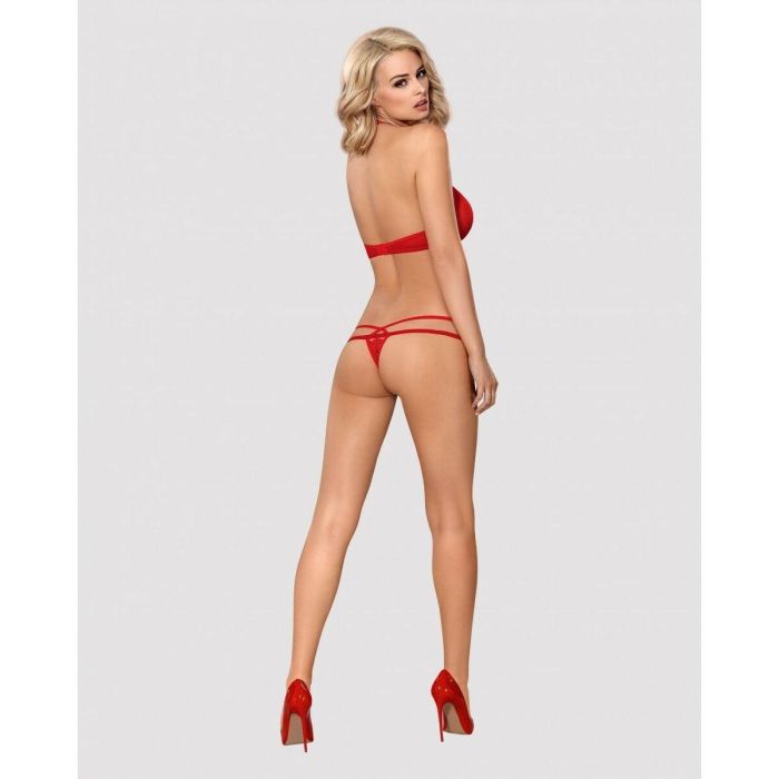 Conjunto de Lencería Obsessive 838-SET-3 Rojo L/XL 3