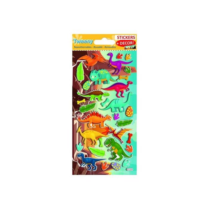 Stickers Grupo Global Gift Bolsa 1H Tweeny Foamy Decor Dinosaurios