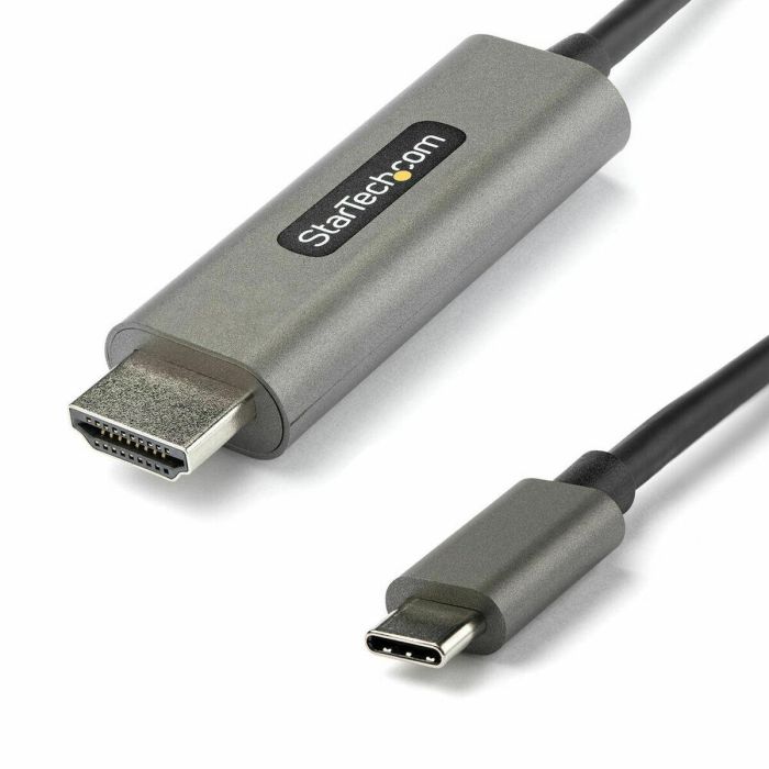 Adaptador USB C a HDMI Startech CDP2HDMM4MH HDMI Gris 1 Adaptador USB C a HDMI Startech CDP2HDMM4MH HDMI Gris 1