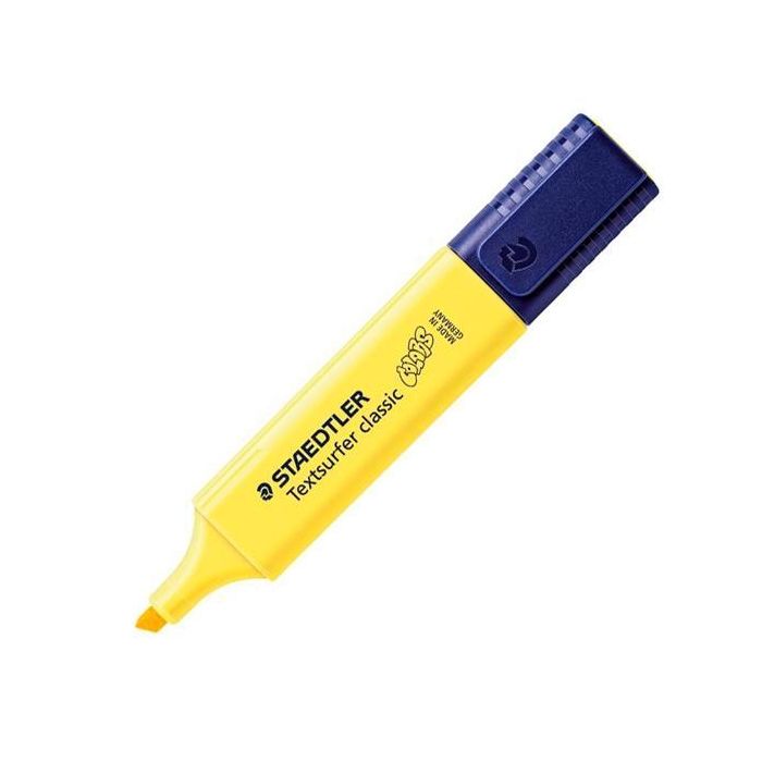 Staedtler Marcador Fluorescente Textsurfer Classic Pastel Amarillo - Pack 10 Unidades (10 Unidades)