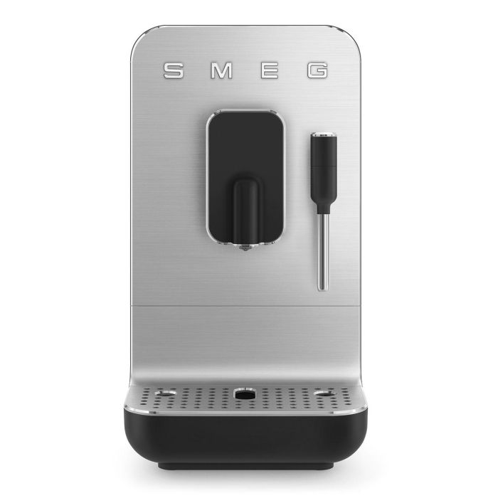 Smeg Máquina de Café Espresso Automática con Espumador de Leche Negro BCC12BLMEU