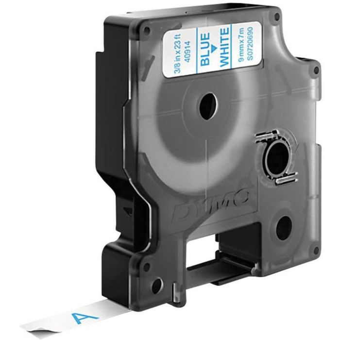 Cinta Laminada para Rotuladoras Dymo D1 40914 9 mm LabelManager™ Blanco Azul (5 Unidades) 1 Cinta Laminada para Rotuladoras Dymo D1 40914 9 mm LabelManager™ Blanco Azul (5 Unidades) 1