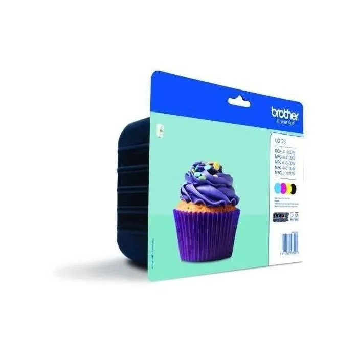 BROTHER Pack cartuchos Negro, Cian, Magenta y Amarillo MFC-J4410DW/MFC-J4510DW, 600 pag 1