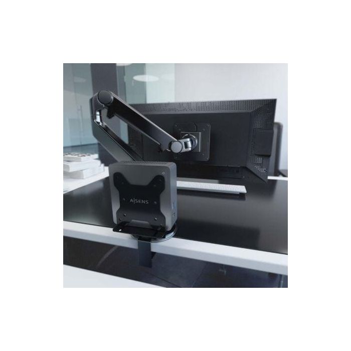 AISENS - SOPORTE VERSATIL DE INSTALACION PARA MINI PC, NEGRO 4 AISENS - SOPORTE VERSATIL DE INSTALACION PARA MINI PC, NEGRO 4