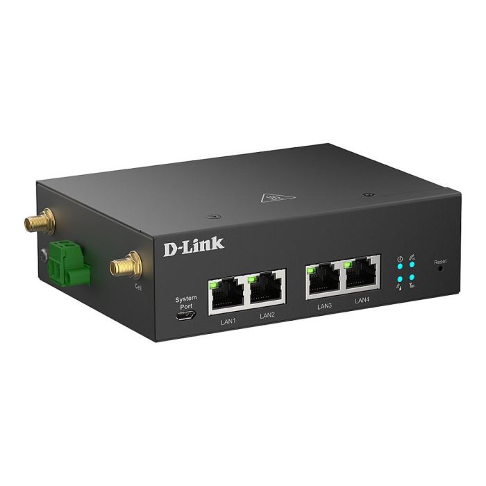 D-Link DWM-314-G Módem Router 5G Multi-Connect, 4x Gigabit LAN, VPN OpenVPN/WireGuard, Negro