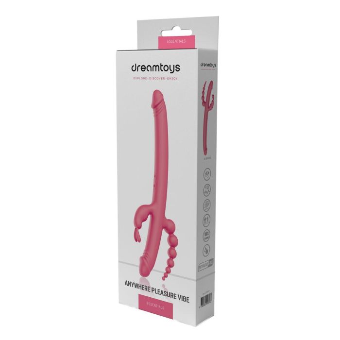 Consolador de Doble Penetración Dream Toys Essentials Rosa 1 Consolador de Doble Penetración Dream Toys Essentials Rosa 1
