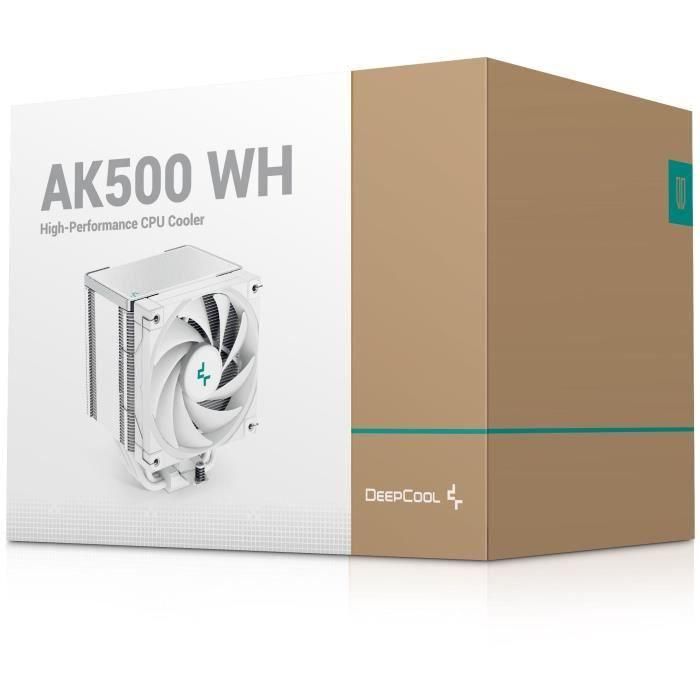 Disipador de CPU DEEPCOOL AK500 - 1 ventilador de 120 mm - Blanco 4