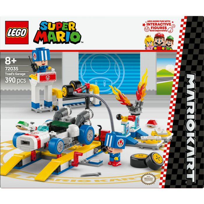 LEGO 72035 Mario Kart Garaje de Toad Set de Construcción Personalizable con Rayo GTI y 2 Toads Azules para +8 años 11 LEGO 72035 Mario Kart Garaje de Toad Set de Construcción Personalizable con Rayo GTI y 2 Toads Azules para +8 años 11