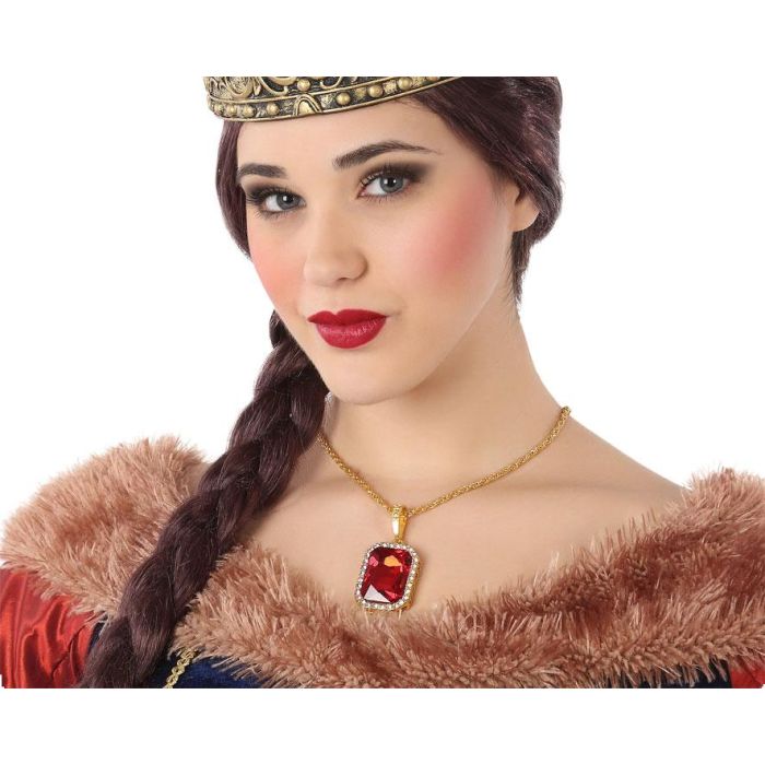 Collar Medieval Rubi Rojo