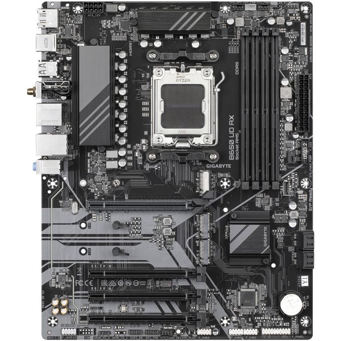GIGABYTE 9MB65UD6-Y1-G10 B650 UD AX Placa Base AMD Ryzen 9000/8000/7000, DDR5 7600MHz, PCIe 5.0, Wi-Fi 6, USB 3.2 Gen 2, ATX 1 GIGABYTE 9MB65UD6-Y1-G10 B650 UD AX Placa Base AMD Ryzen 9000/8000/7000, DDR5 7600MHz, PCIe 5.0, Wi-Fi 6, USB 3.2 Gen 2, ATX 1