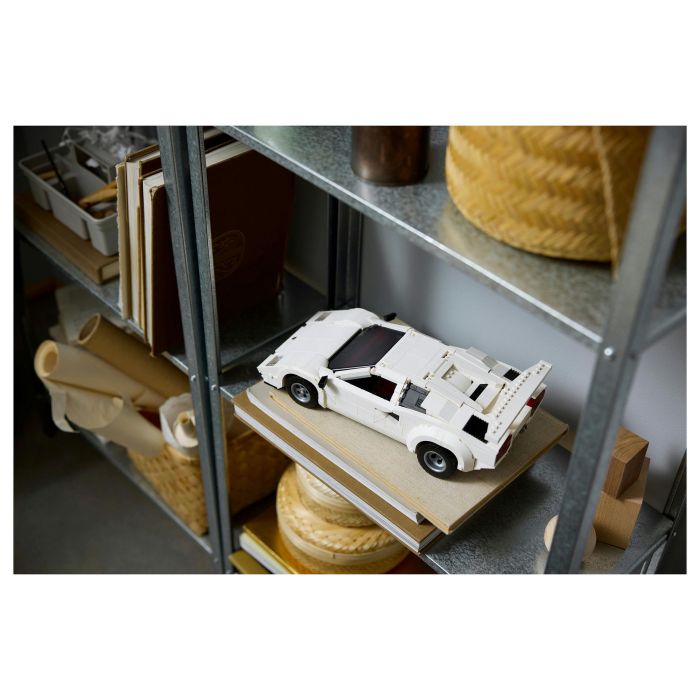 LEGO Icons Lamborghini Countach 5000 Quattrovalvole 10318 - Juego de Construcción de 1506 Piezas para Adultos