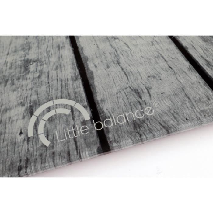 Little Balance Báscula electrónica Ponton 180 kg / 100 g Marrón - Diseño extraplano cristal templado 300x300mm, Pantalla LCD, Decoración única 2 Little Balance Báscula electrónica Ponton 180 kg / 100 g Marrón - Diseño extraplano cristal templado 300x300mm, Pantalla LCD, Decoración única 2