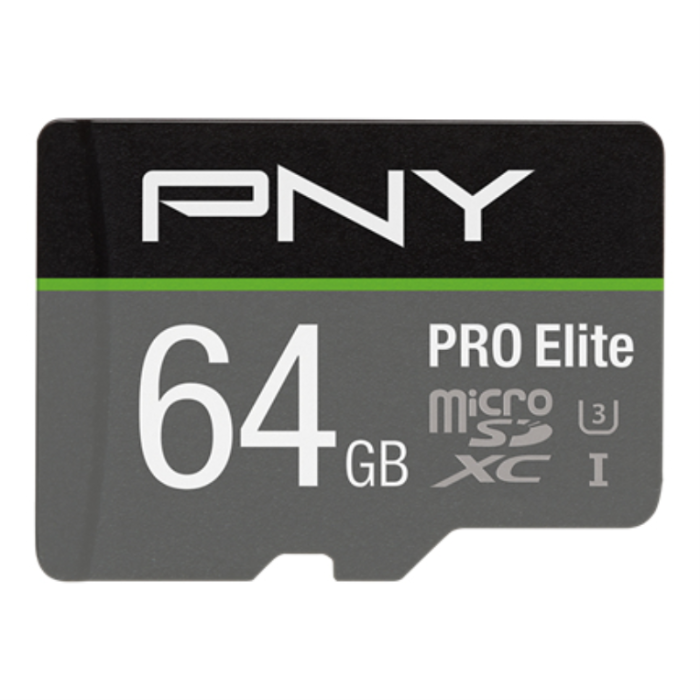 Tarjeta de Memoria Micro SD con Adaptador PNY P-SDU64GV31100PRO-GE Pro Elite C10 64 GB 0 Tarjeta de Memoria Micro SD con Adaptador PNY P-SDU64GV31100PRO-GE Pro Elite C10 64 GB 0