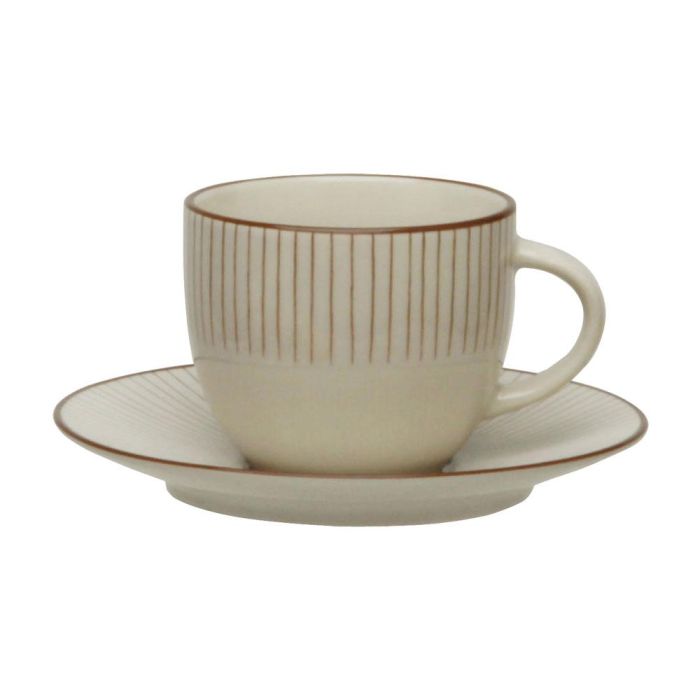 Taza Té Con Plato 280 Ml Avet (6 Unidades) Taza Té Con Plato 280 Ml Avet (6 Unidades)