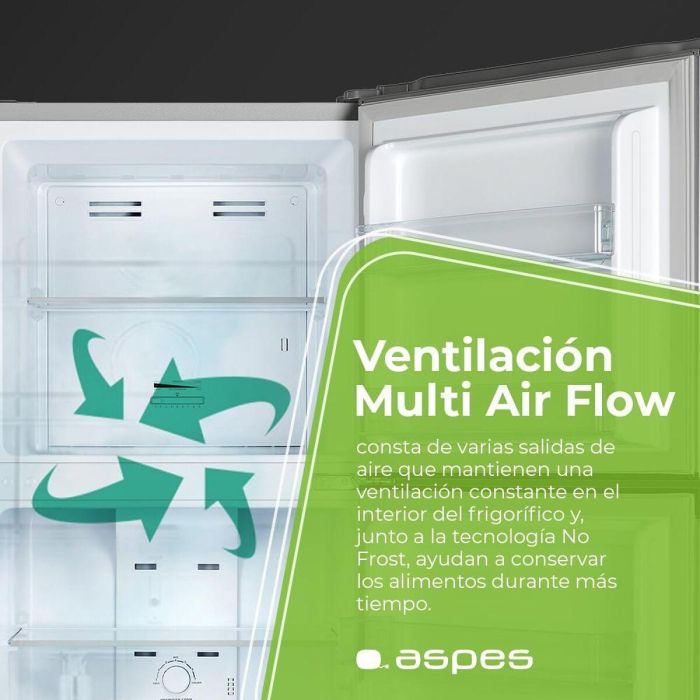 Frigorífico combinado Aspes AF1675501ENFX 3 Frigorífico combinado Aspes AF1675501ENFX 3