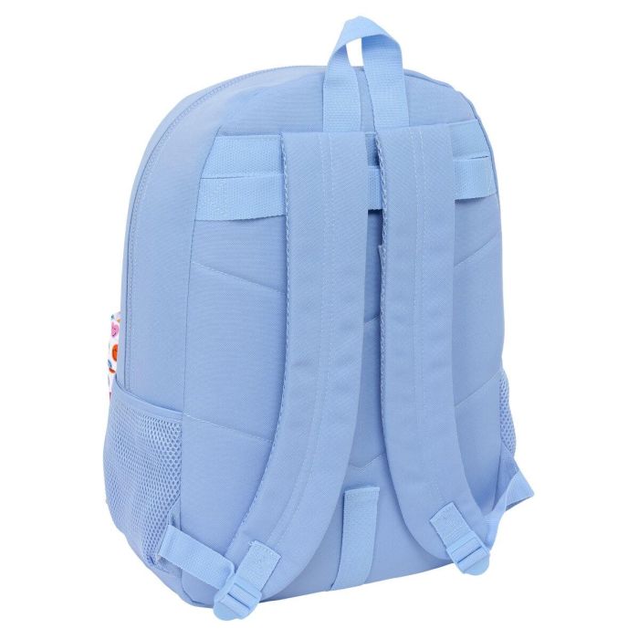Mochila Escolar Smiley Joyful Azul Multicolor 30 x 46 x 14 cm 2 Mochila Escolar Smiley Joyful Azul Multicolor 30 x 46 x 14 cm 2