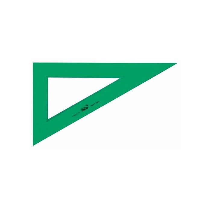 Cartabón verde 25 cm