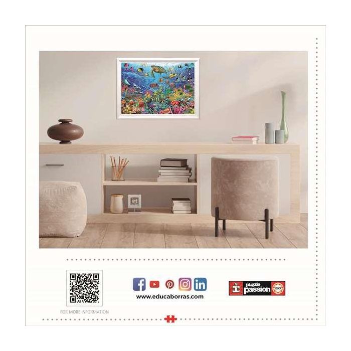 Educa Puzzle 1000 piezas Tortugas en el Paraíso 8