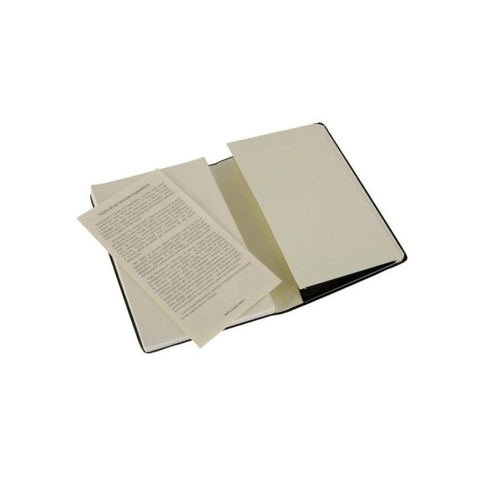 Cuaderno Moleskine Clasico Tapa Dura 13X21 240H 70Gr. Horizontal Con Goma Negra 2