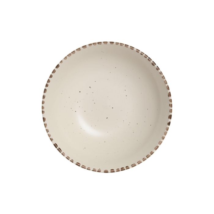 Plato Scandi DKD Home Decor Beige 20.3 x 5.3 x 20.3 cm (6 Unidades) 2 Plato Scandi DKD Home Decor Beige 20.3 x 5.3 x 20.3 cm (6 Unidades) 2