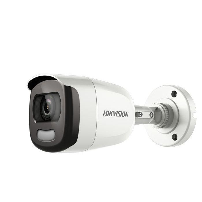 Hikvision Cámara HD Bullet 2MP ColorVu 3.6mm IR20 WDR IP67 12V 4en1 con Luz Blanca 20m