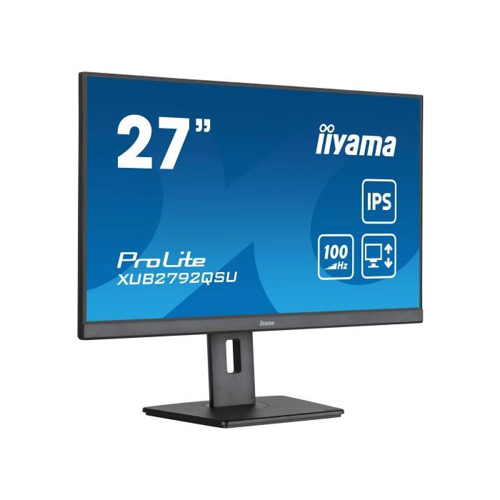 iiyama ProLite pantalla para PC 68,6 cm (27") 2560 x 1440 Pixeles Full HD LED Negro 2 iiyama ProLite pantalla para PC 68,6 cm (27") 2560 x 1440 Pixeles Full HD LED Negro 2