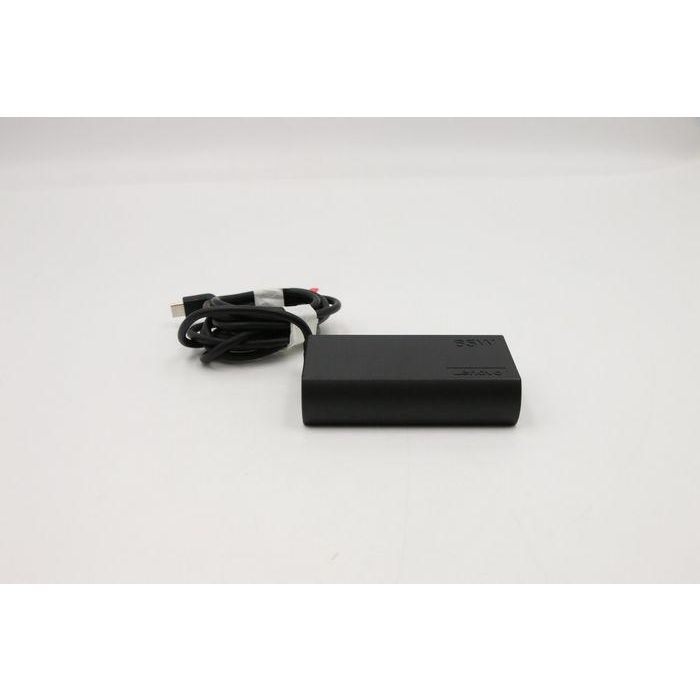 Lenovo 65W USB-C AC adapter, supports 20V, 15V, 9V, 5V output, designed for worldwide use with laptops. 3 Lenovo 65W USB-C AC adapter, supports 20V, 15V, 9V, 5V output, designed for worldwide use with laptops. 3