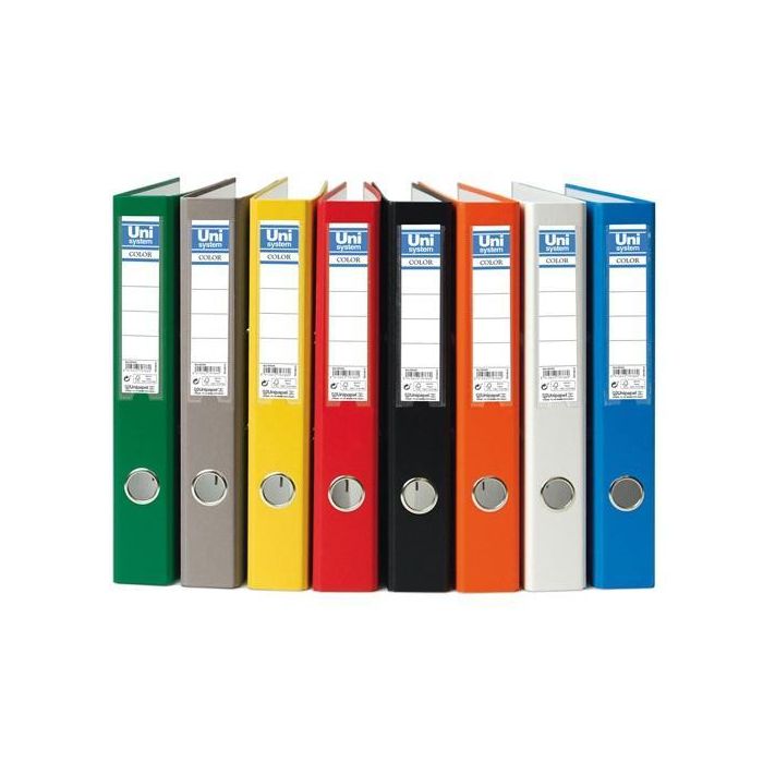 Unisystem Archivador Palanca Color 45 mm Cantonera Larga A4 Cartón Forrado Pp Rojo Unisystem Archivador Palanca Color 45 mm Cantonera Larga A4 Cartón Forrado Pp Rojo