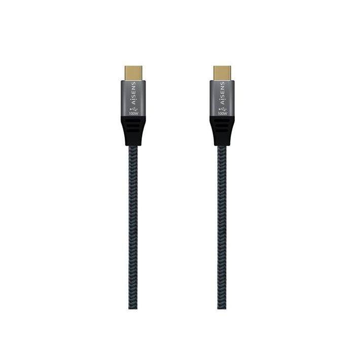 Cable USB-C Aisens A107-0634 2 m Gris (1 unidad)