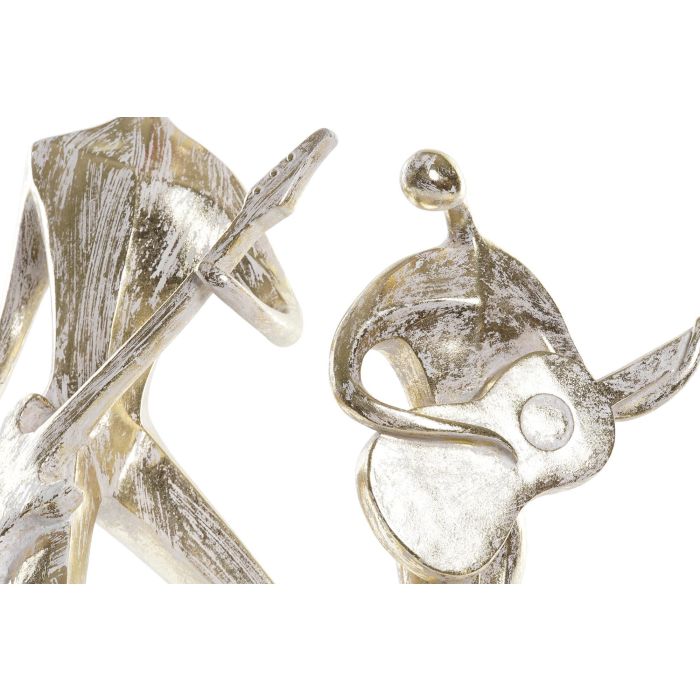 Figura Tradicional DKD Home Decor Dorado 7.5 x 33 x 17 cm (2 Unidades) 1
