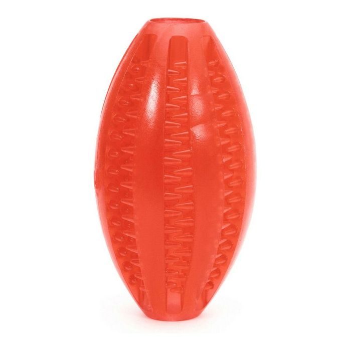 Gloria Pelota Dental Rugby TPR para Perros 9cm. Juguete Resistente Limpieza Dientes Anti Sarro Rellenable Premios Ansiedad 1 Gloria Pelota Dental Rugby TPR para Perros 9cm. Juguete Resistente Limpieza Dientes Anti Sarro Rellenable Premios Ansiedad 1