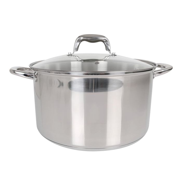 Olla de Acero Inoxidable Quttin 28 cm 10L New Caesar (2 Unidades) 4 Olla de Acero Inoxidable Quttin 28 cm 10L New Caesar (2 Unidades) 4